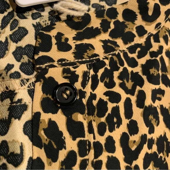 Harper Wren Women’s Animal Print Cheetah Tunic Top Size Small - Picture 2 of 11